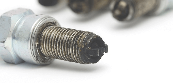 Spark Plug with Oil Deposits - best home gear.