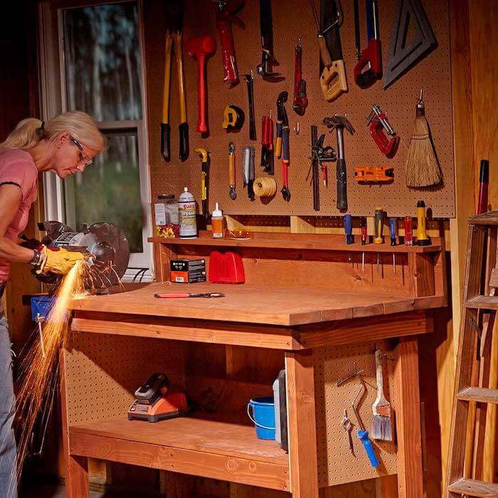 https://www.familyhandyman.com/list/super-simple-workbenches-you-can-build/ classic workbench - best home gear