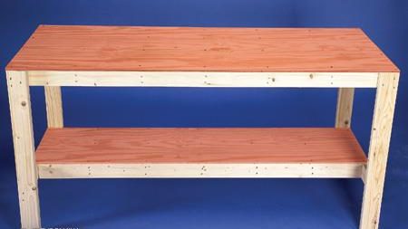 plywood top workbench