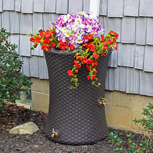 Rain Barrel Planter
