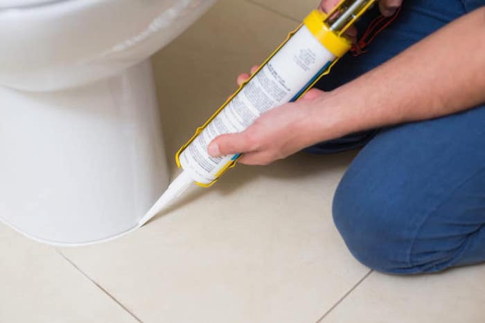 caulking toilet bowl bottom - besthomegear.com