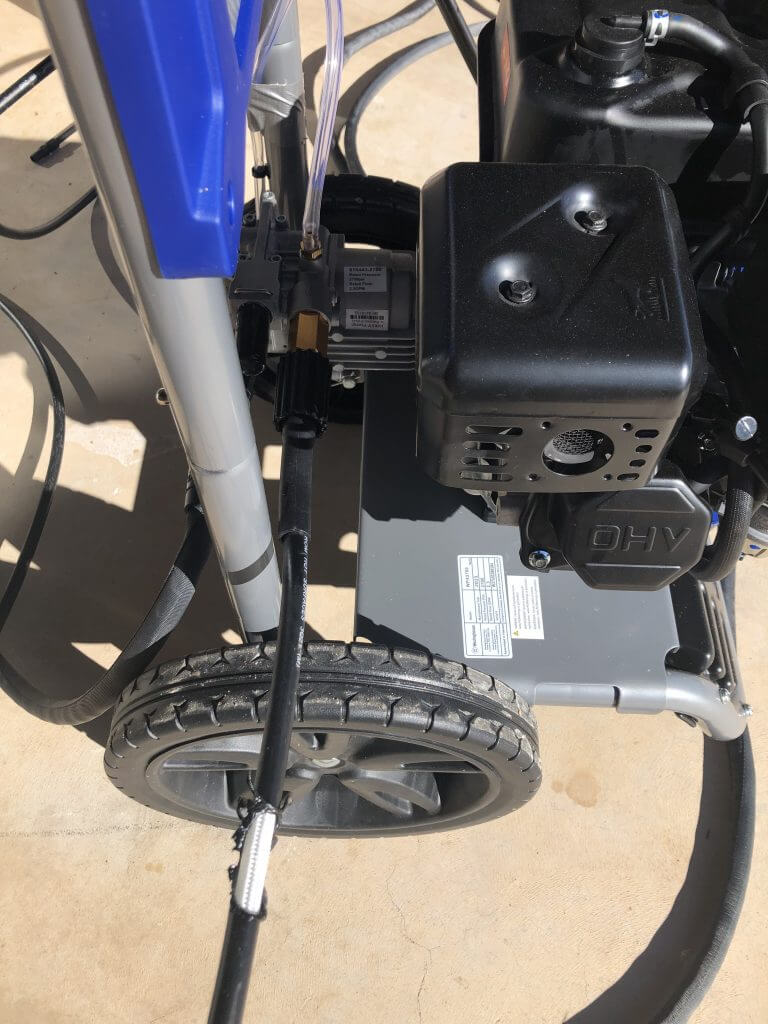 westinghouse pressure washer hose connection