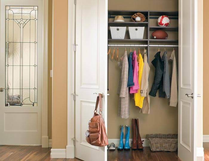 Decluttered Foyer Closet - Besthomegear.com