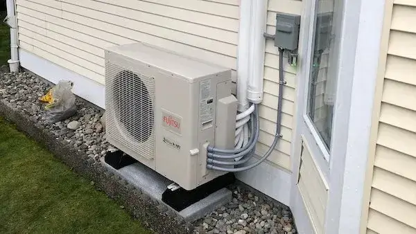 mini split ductless ac condenser image - best home gear