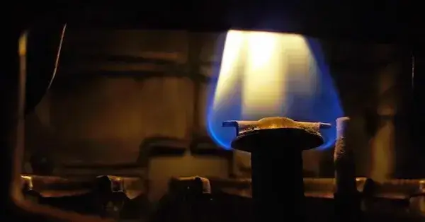 pilot light in gas furnace