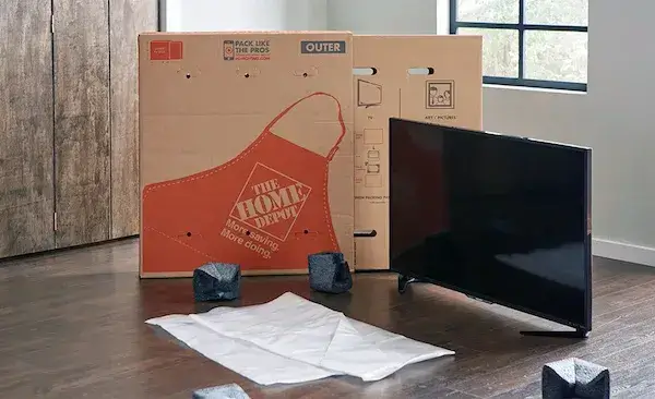 Packing box for moving a TV - best home gear