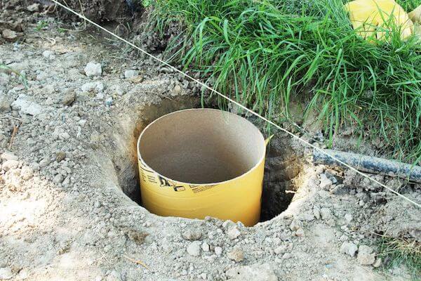 pouring footings with quickcrete forms
