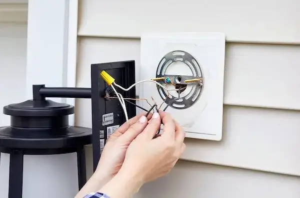 Removing outside light fixture - Best home gear