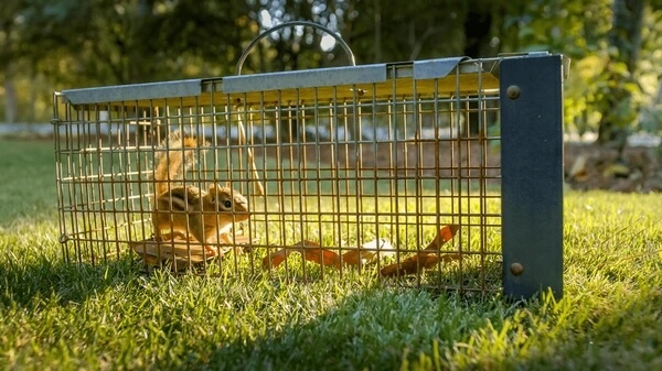image of a live chipmunk trap - best home gear