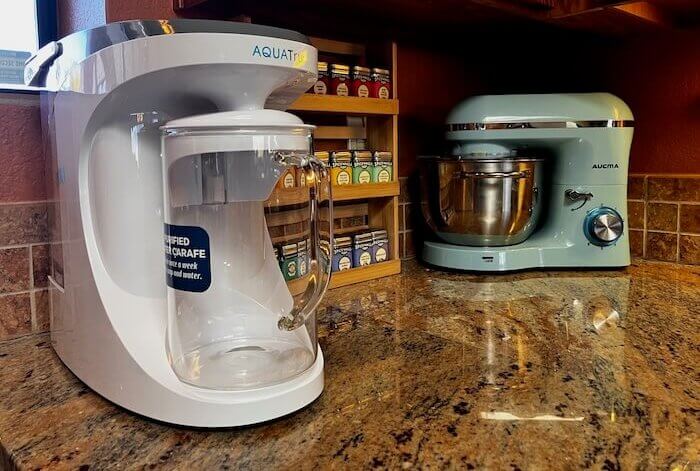 image of an Aqua Tru Carafe smart water purification system