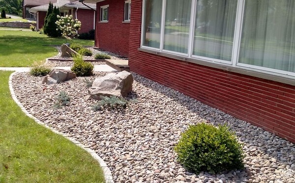 image of rock ground cover for landscaping