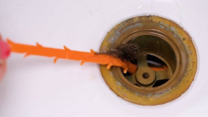 How to use plastic drain snake to clean sink and tub drains