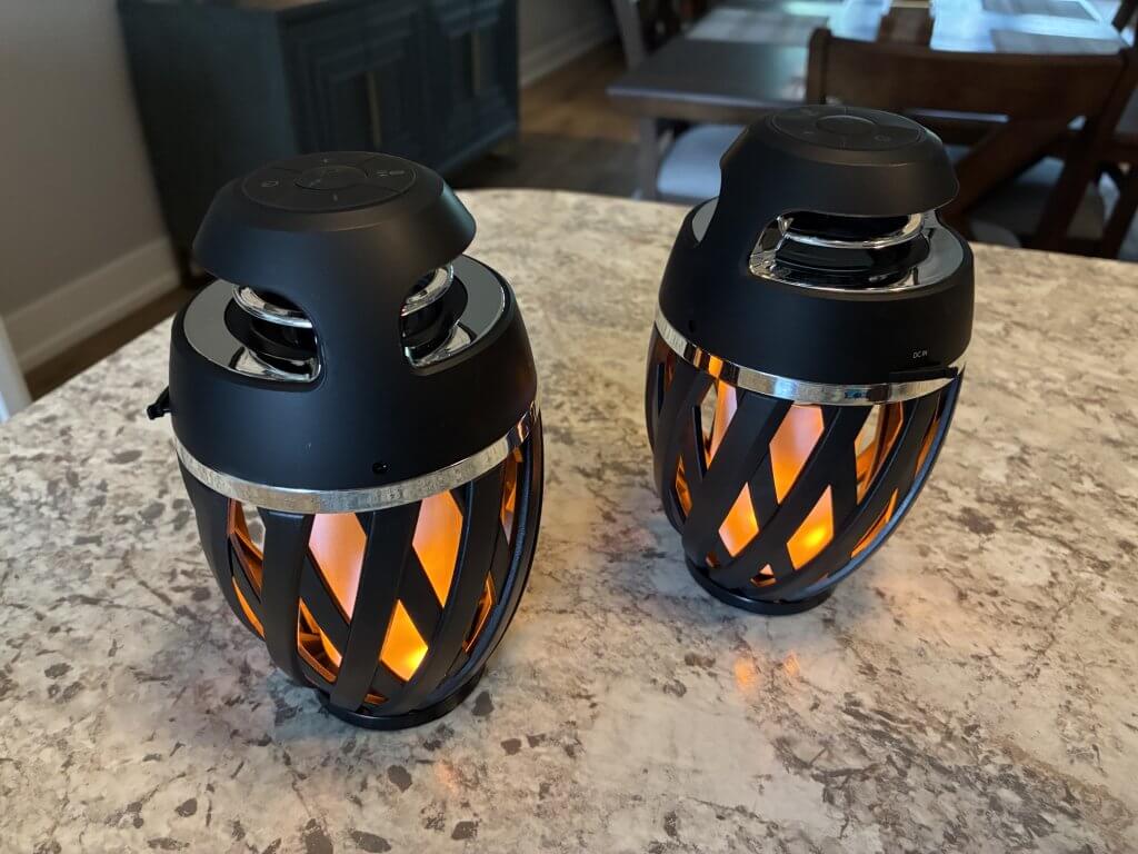 Image of Tiki Bluetooth Speakers with LED Flame